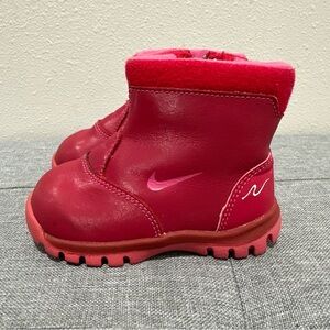 Nike Girls Red Boots